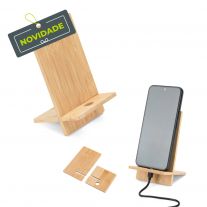Suporte para celular em bambu - PCE52