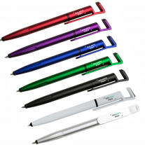 Caneta Plstica com Suporte Personalizada - CTH40