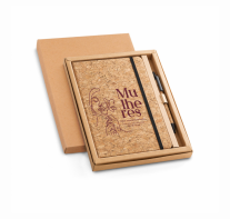 Kit bloco de notas e caneta personalizados - KIM83
