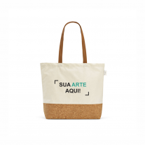 Sacola em 70% algodo reciclado e 30% polister reciclado - BMS174