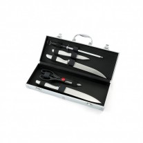 Kit Churrasco em alumnio personalizado - KCH148