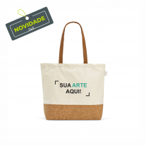 Sacola em 70% algodo reciclado e 30% polister reciclado - BMS174