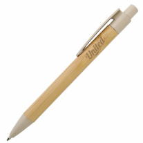 Caneta de bambu personalizada - CEB20