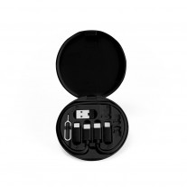 Conjunto cabo e adaptadores ABS 100% reciclado - HUB16