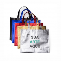 Sacola TNT metalizada Personalizada - BMS113