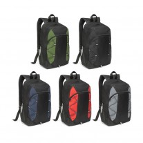 Mochila em 600D com detalhes em ripstop colorido - BMM212