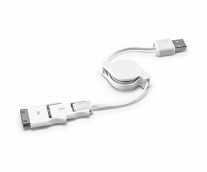 Cabo USB retrtil personalizado - CRD18