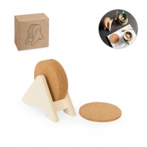 Porta copos em madeira - PTC13