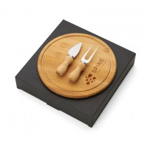 Kit Queijo Em Bambu / Inox - KQU49