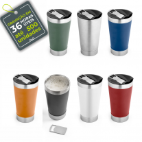 Copo de viagem em ao inox - CPO132